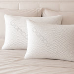 Coprifedere jacquard con ioni d'argento Novia silver