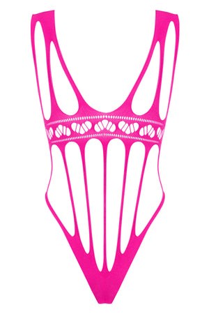 Sexy body donna rosa Obsessive b121 teddy pink