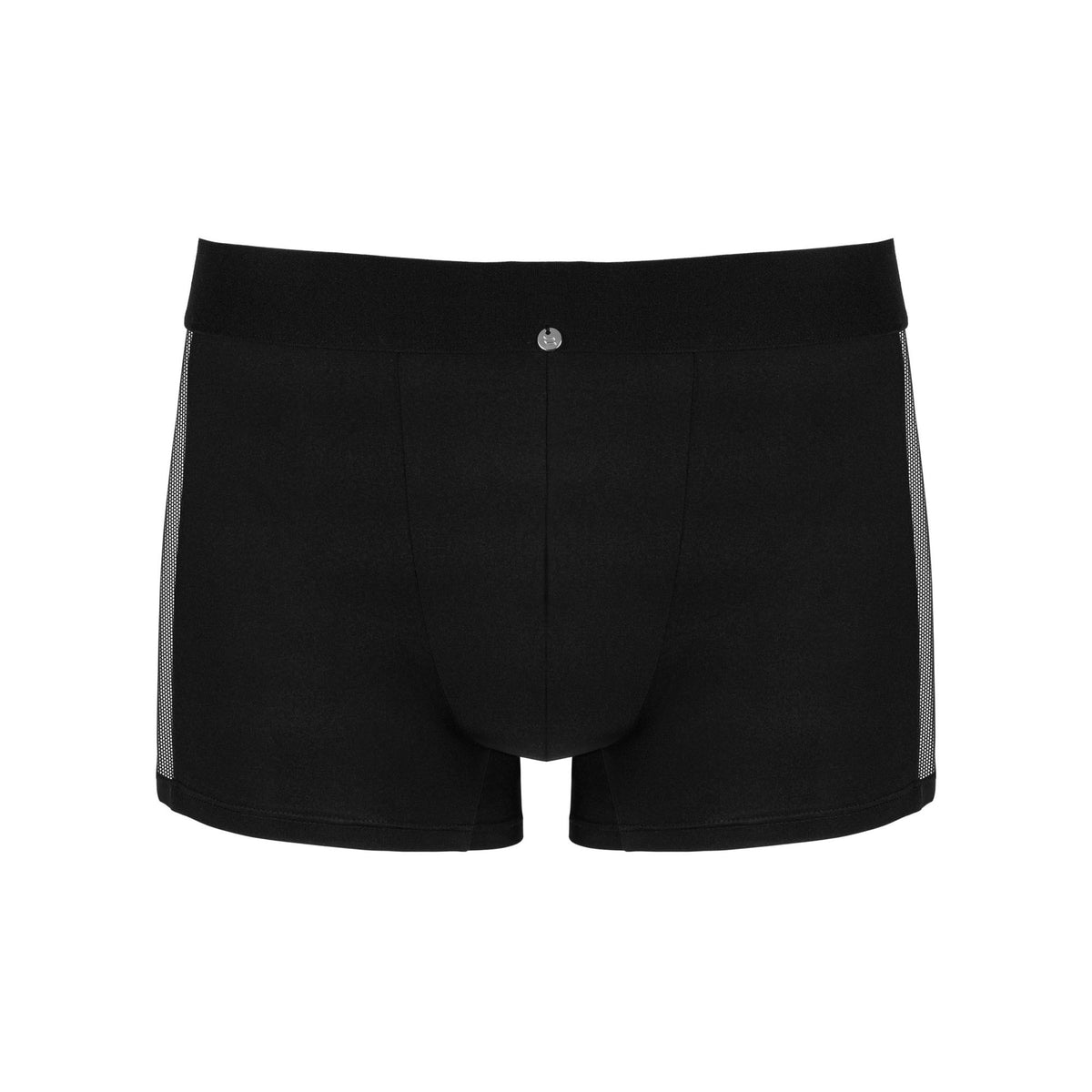 Boxer shorts uomo nero microfibra intimo sexy Boldero Obsessive