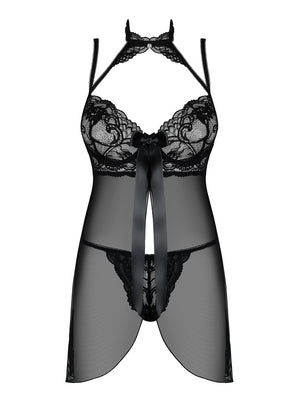 Sexy babydoll con ferretto + perizoma Elizenes Obsessive