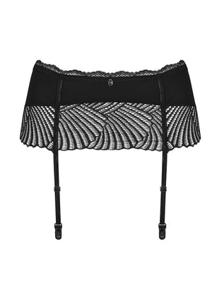 Reggicalze regolabile Obsessive Klarita garter belt nero sexy