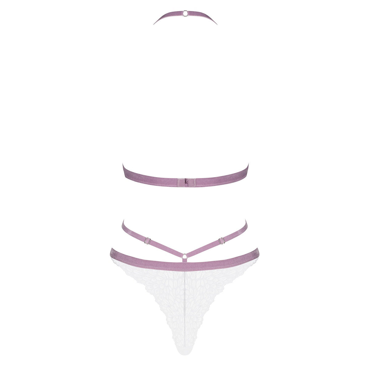 Teddy sexy in pizzo con cinghie in ciniglia Obsessive lilyanne