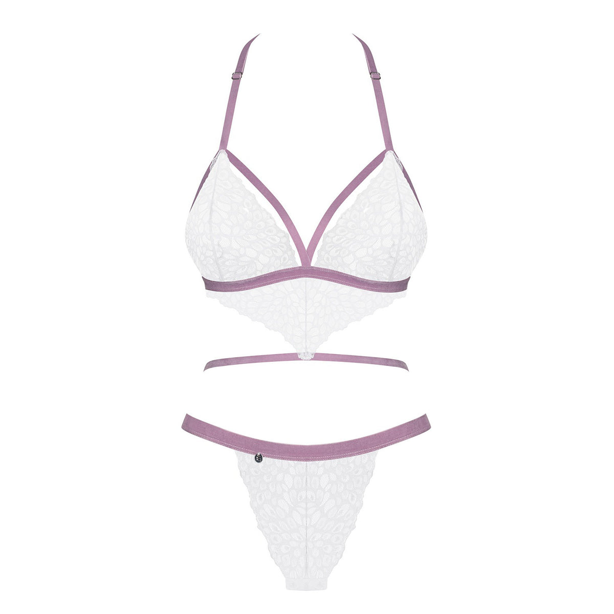 Teddy sexy in pizzo con cinghie in ciniglia Obsessive lilyanne