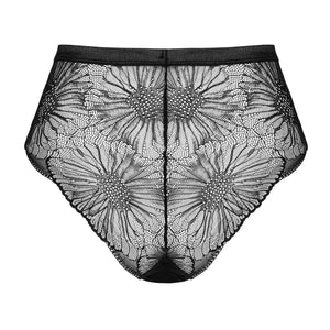 Panties slip a vita alta pizzo e aperture Obsessive Mibelia