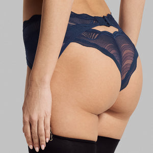 Completino sexy tre pezzi Obsessive Nightly Blue 3-pcs set