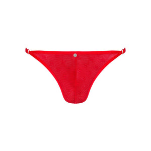 Perizoma uomo rosso vita bassa intimo uomo sexy Obsessiver