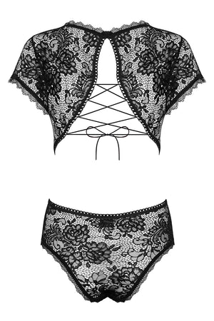 Body sottogiacca sexy pizzo donna Obsessive Peonesia teddy