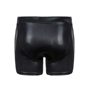 Boxer pantaloncino da bagno uomo effetto pitonato Obsessive Punta negra