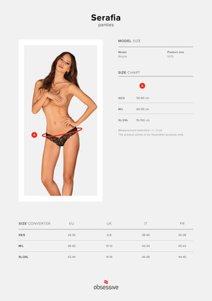 Panties sexy in pizzo floreale Obsessive Serafia