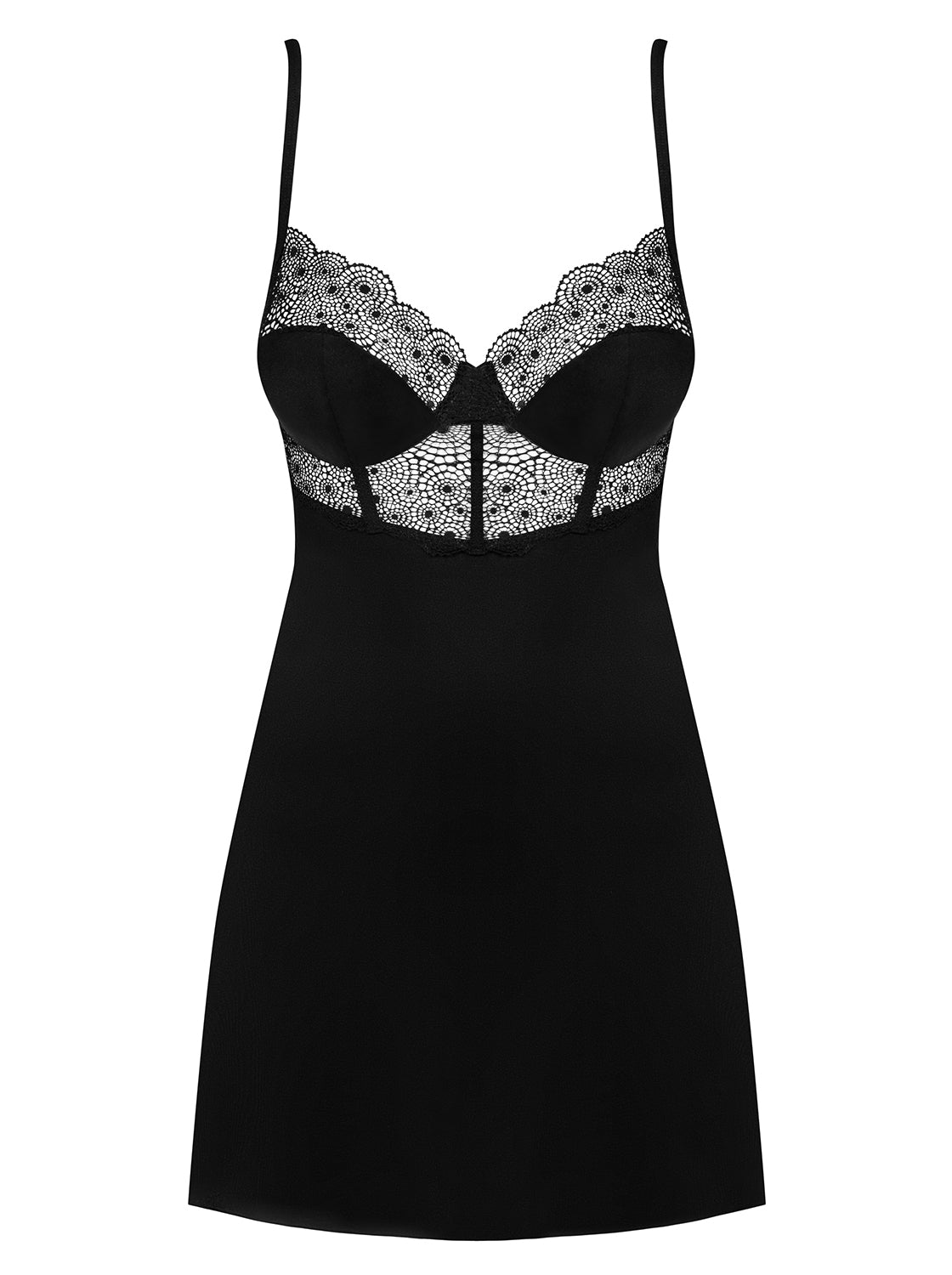Sottoveste con ferretto + perizoma Sharlotte Obsessive