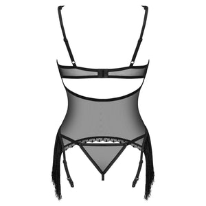 Sherila Obsessive corsetto con reggicalze integrato + perizoma