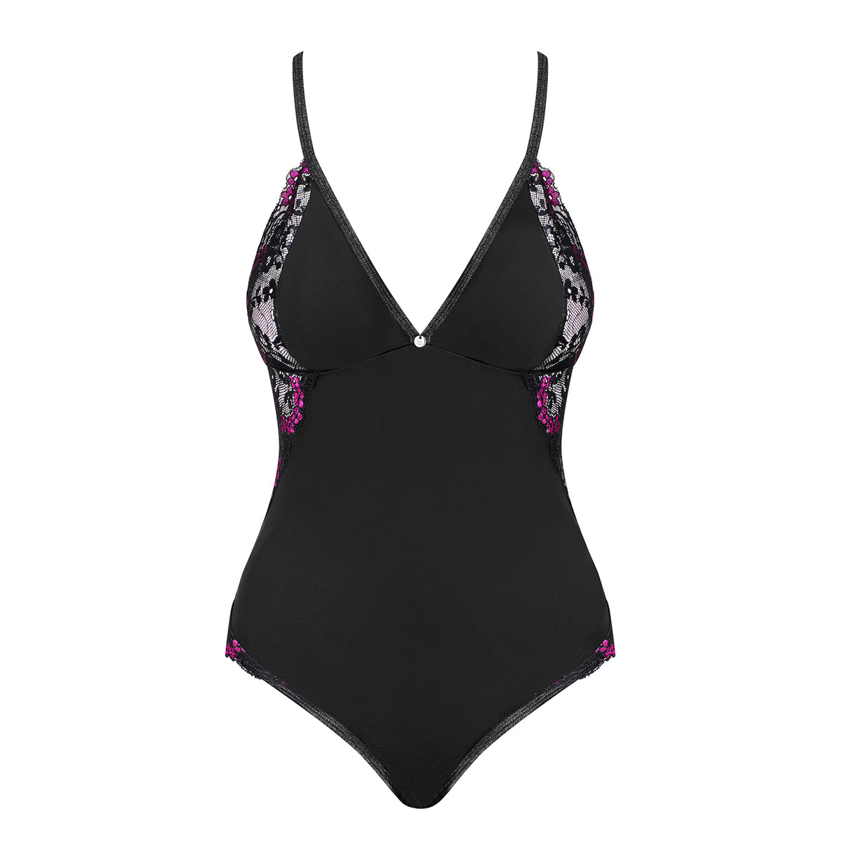 Body sexy pizzo e microfibra Obsessive Vanessme teddy
