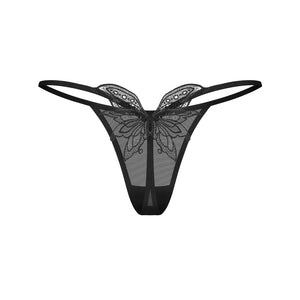 Perizoma in tulle con farfalla Obsessive veyane thong