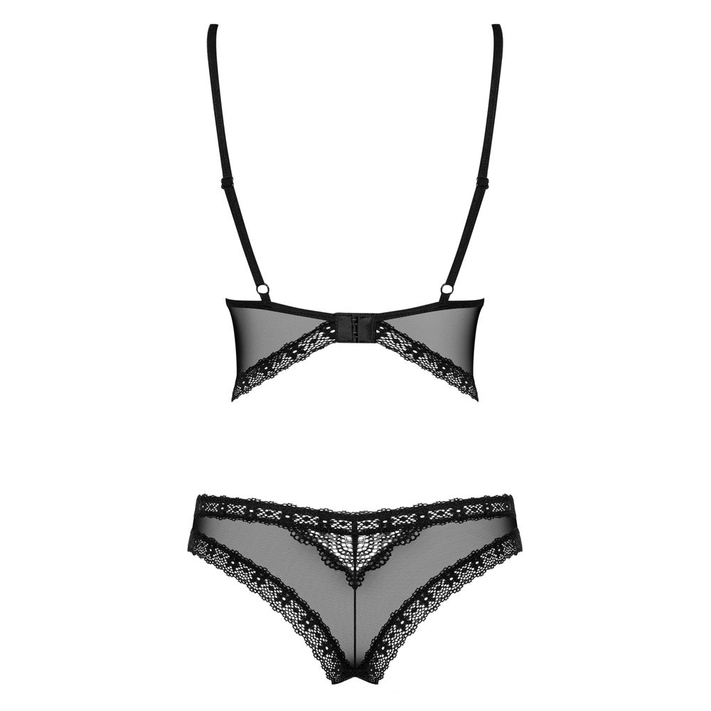 Sexy completino intimo hot Obsessive 820-ted-1 nero