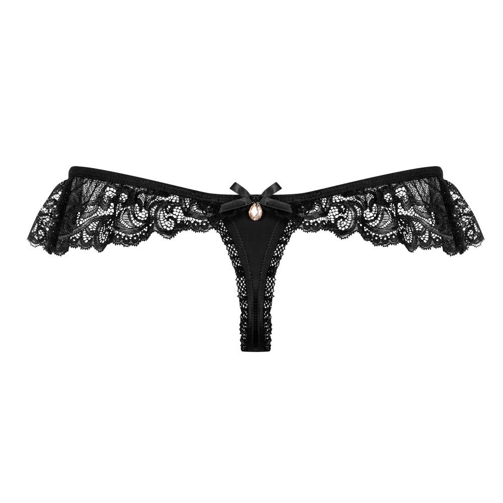 Sexy perizoma Obsessive 830-tho-1 nero in pizzo