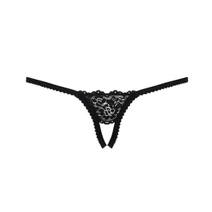 Sexy perizoma Obsessive 852-thc-1 cavallo aperto pizzo nero