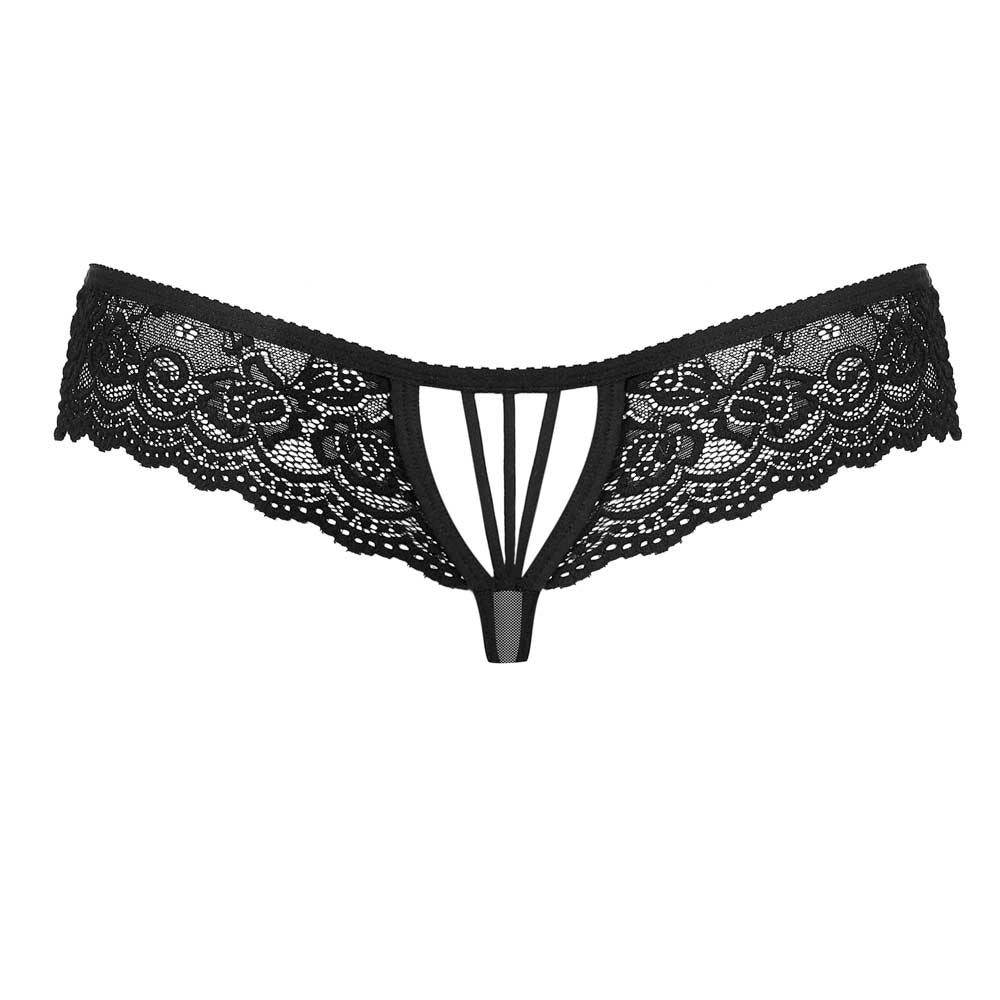 Sexy perizoma Obsessive 854-tho-1 nero con pizzo