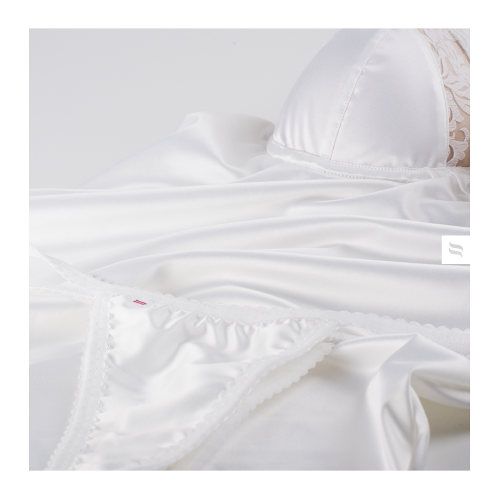 Sexy sottoveste + perizoma Obsessive 871-che-2 raso pizzo