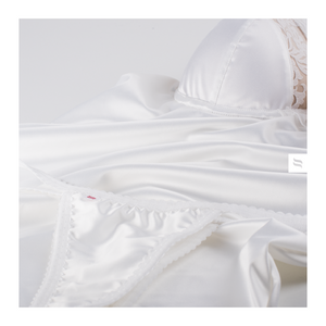 Sexy sottoveste + perizoma Obsessive 871-che-2 raso pizzo
