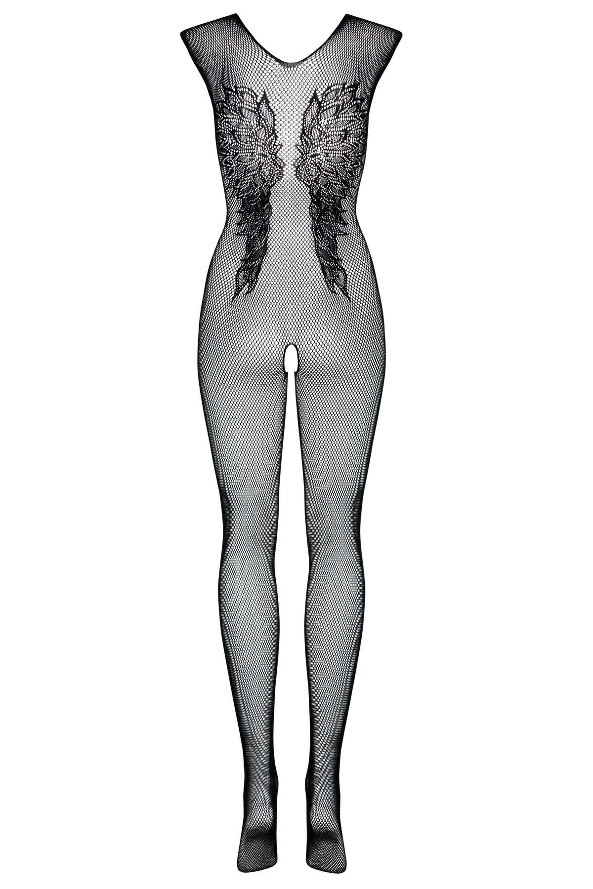 Tuta sexy a rete Bodystocking aperto Obsessive N112