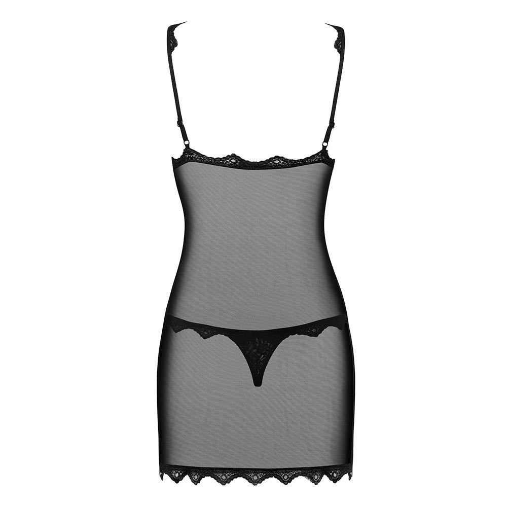 Sexy sottoveste + perizoma Obsessive emperita chemise e thong
