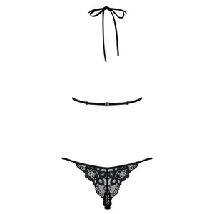 Sexy completino intimo hot Obsessive Idillia teddy nero