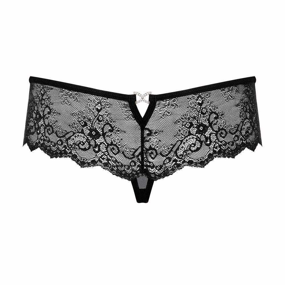 Sexy slip short Obsessive merossa shorties in pizzo nero