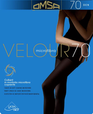 Collant Omsa velour 70 den microfibra coprente