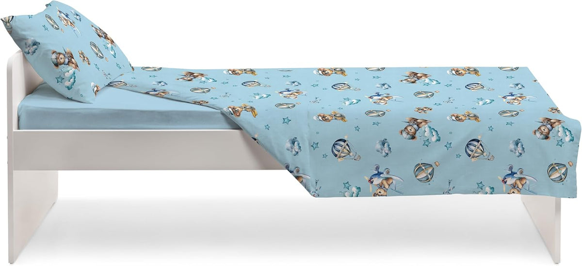 Completo Letto Singolo 100% cotone Jolly Teddy