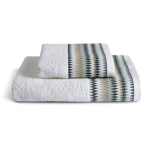 Vingi set asciugamani viso + ospite Oslo cotone