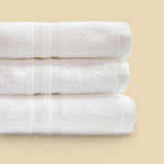 Asciugamani ospite Vingi Hotellerie 100% cotone bianco 3 pz