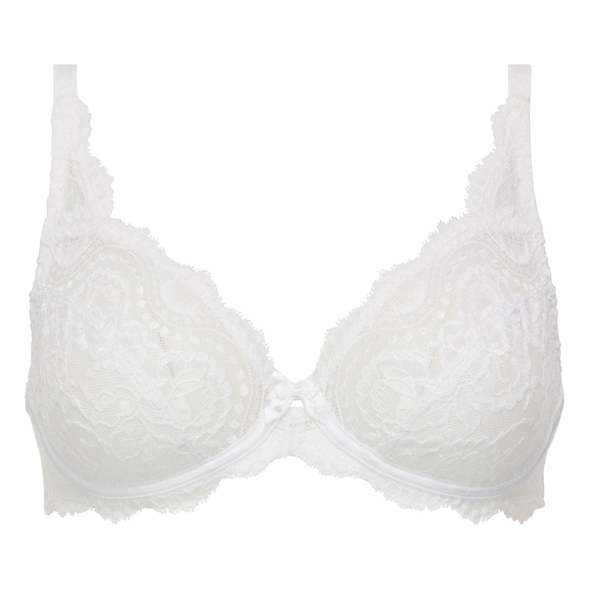 Reggiseno con ferretto Playtex flowery lace in pizzo