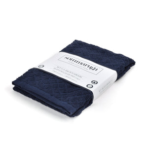 Set asciugamani visto + ospite sommaruga Jacquard 550gsm Blu