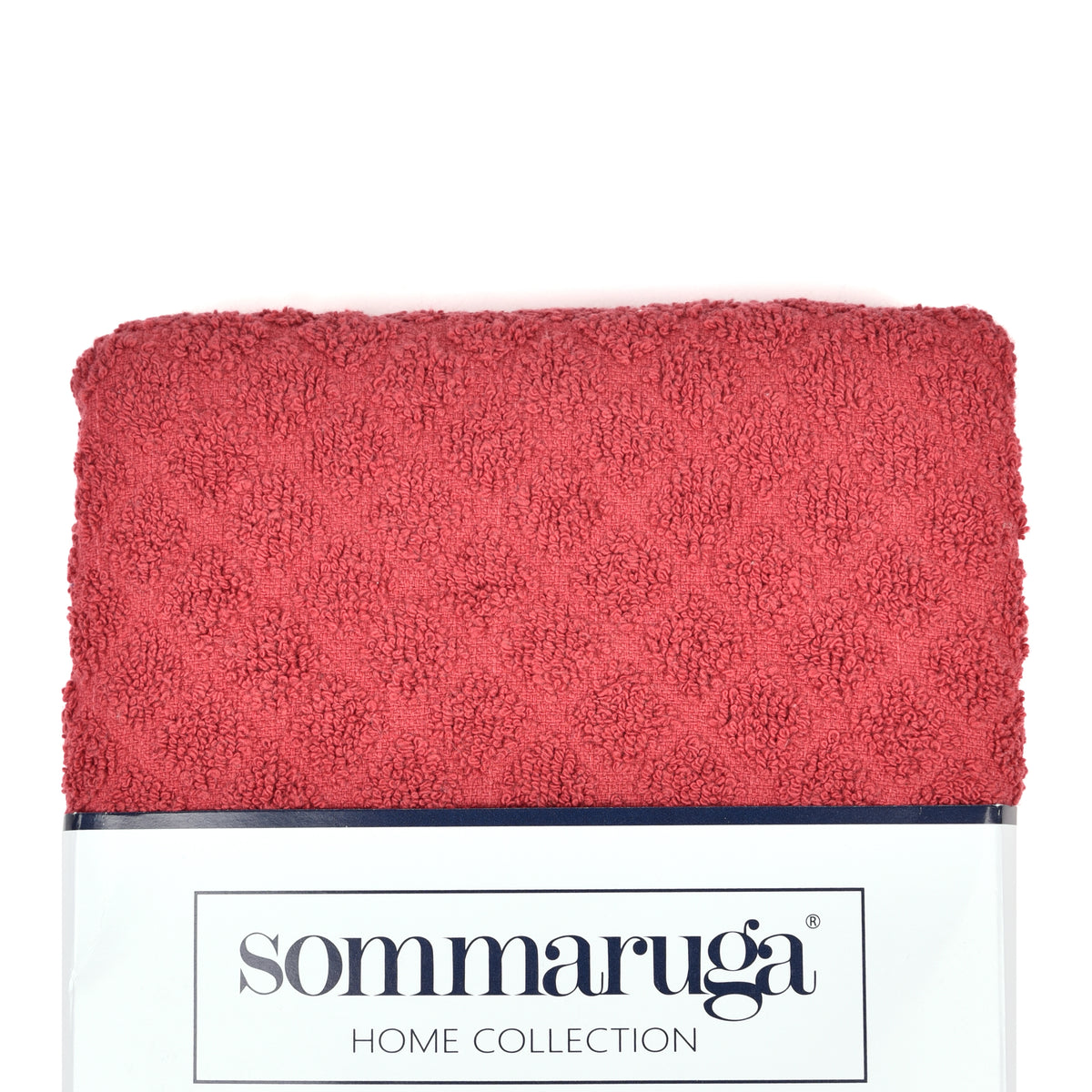 Set asciugamani visto + ospite sommaruga Jacquard 550gsm Bordeaux