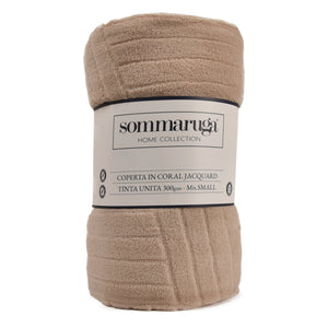 Coperta in coral jacquard Sommaruga Paride 120x140