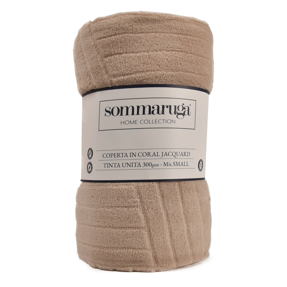 Coperta in coral jacquard Sommaruga Paride 120x140