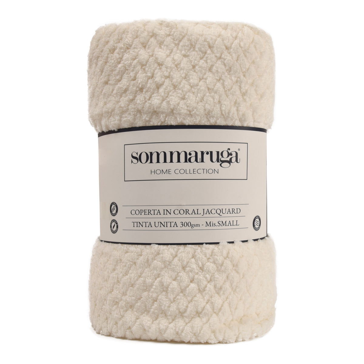 Coperta in coral jacquard Sommaruga Paride 120x140