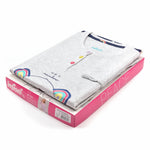 Pigiama donna cotone Infiore 1221 arcobaleno grigio melange blu