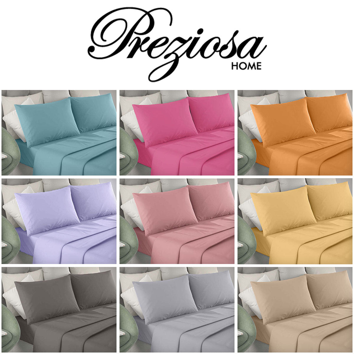 Lenzuola letto cotone Preziosa Perlier