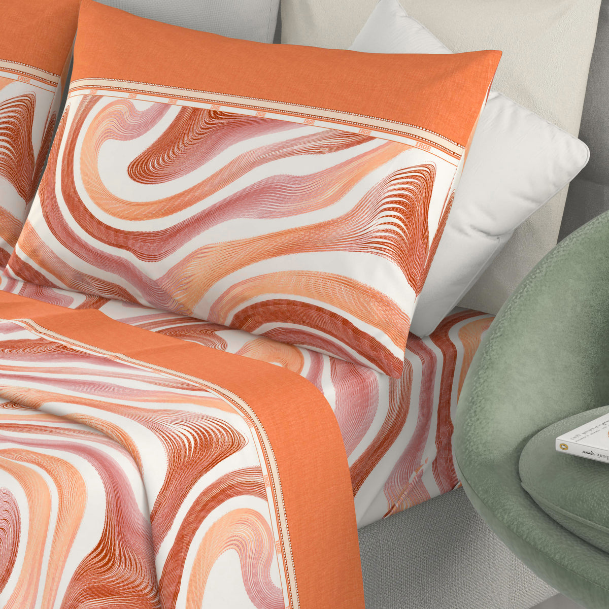 Lenzuola letto in cotone Irge Ginevra Picasso