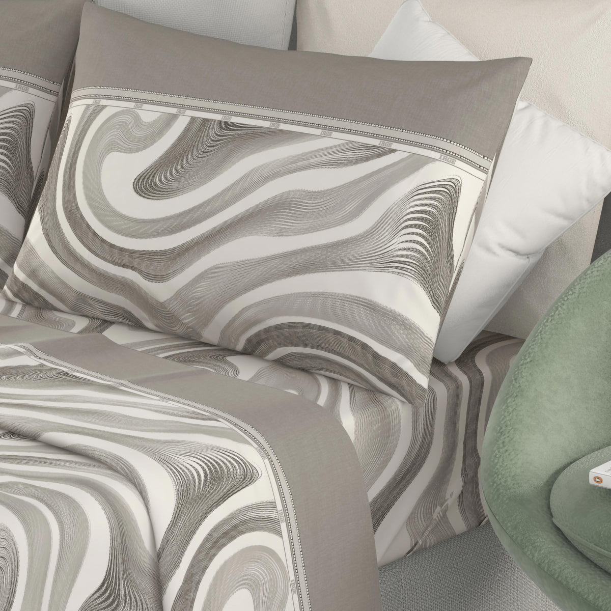 Lenzuola letto in cotone Irge Ginevra Picasso