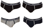 Slip da uomo Pierre cardin pc4606 assortiti in cotone elasticizzato 4 pezzi