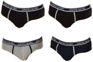 Slip da uomo Pierre cardin pc4606 assortiti in cotone elasticizzato 4 pezzi
