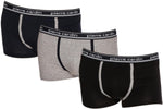 Boxer da uomo Pierre Cardin pc3607 assortiti in cotone elastico 3 pezzi