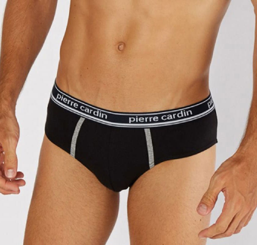 Slip da uomo Pierre cardin pc4606 assortiti in cotone elasticizzato 4 pezzi