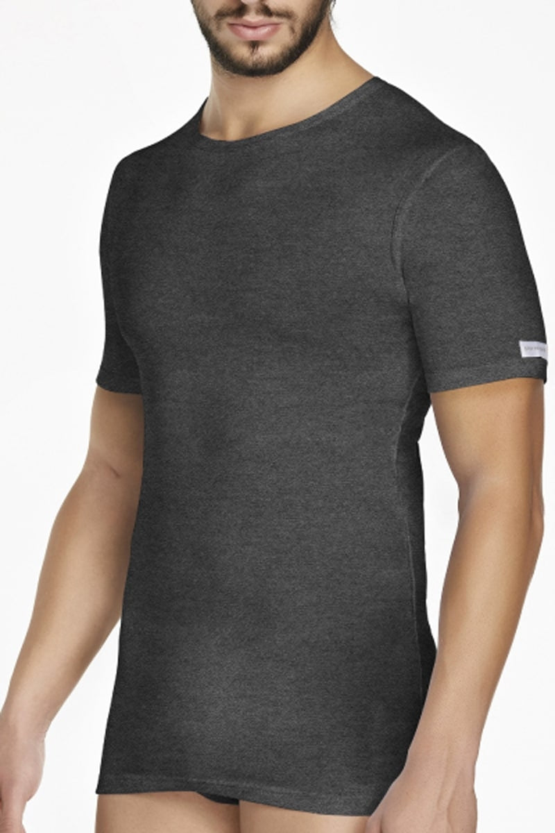 Maglia da uomo girocollo mezza manica Pierre cardin pcu100 cotone bi-elastico