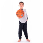 Pigiama bambino Kappa 21271Y caldo cotone grigio melange