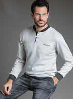 Pigiama uomo Enrico Coveri EP5068 grigio punto milano