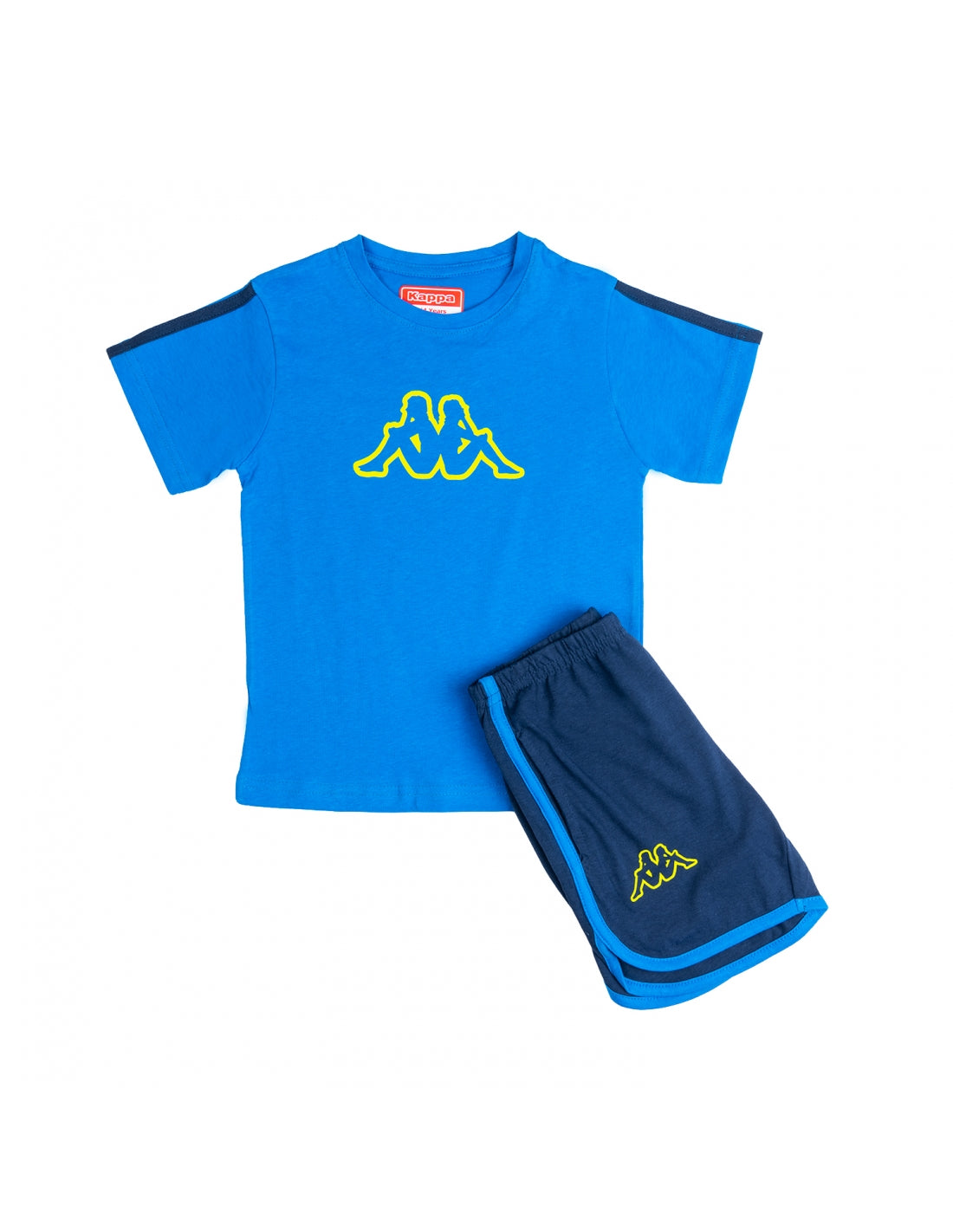 Pigiama bambino Kappa 21220 corto in cotone royal