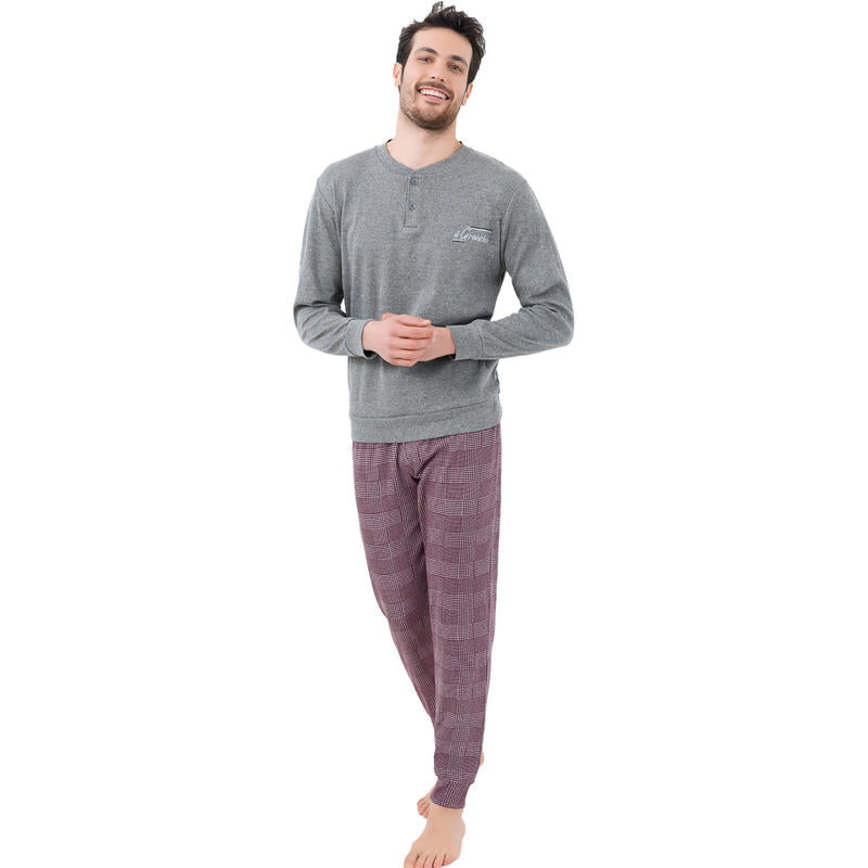 Pigiama uomo Il Granchio GP4006 caldo cotone interlock